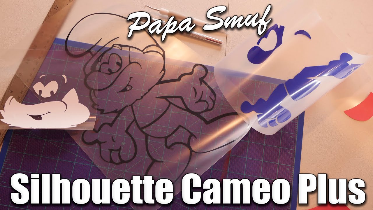 Silhouette Cameo 4 Plus | Heat Press Papa Smurf