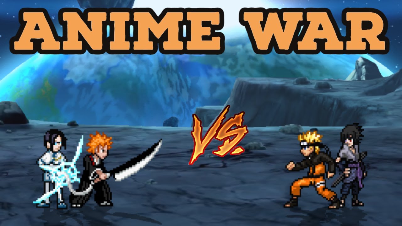 Icho V3(All form) & Uryu VS Naruto(all form) & Sasuke Indra V2 in Jump Force Mugen.