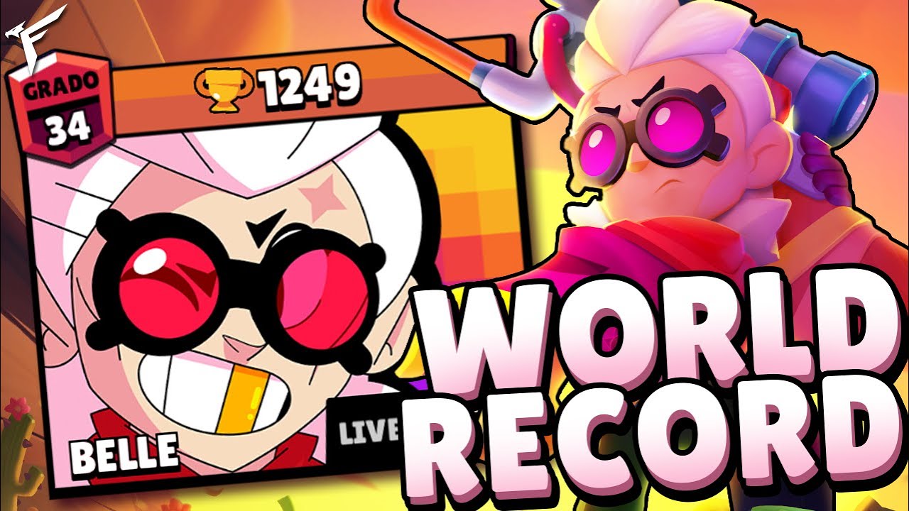 1°BELLE RANK 35 *WORLD RECORD*⚡Brawl Stars