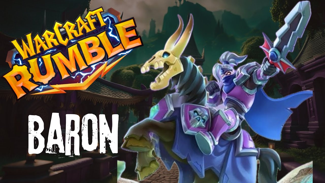 Warcraft Rumble PvP : Baron 5k+ S Tier easily in this meta ( Dragon Towers Season 7 )