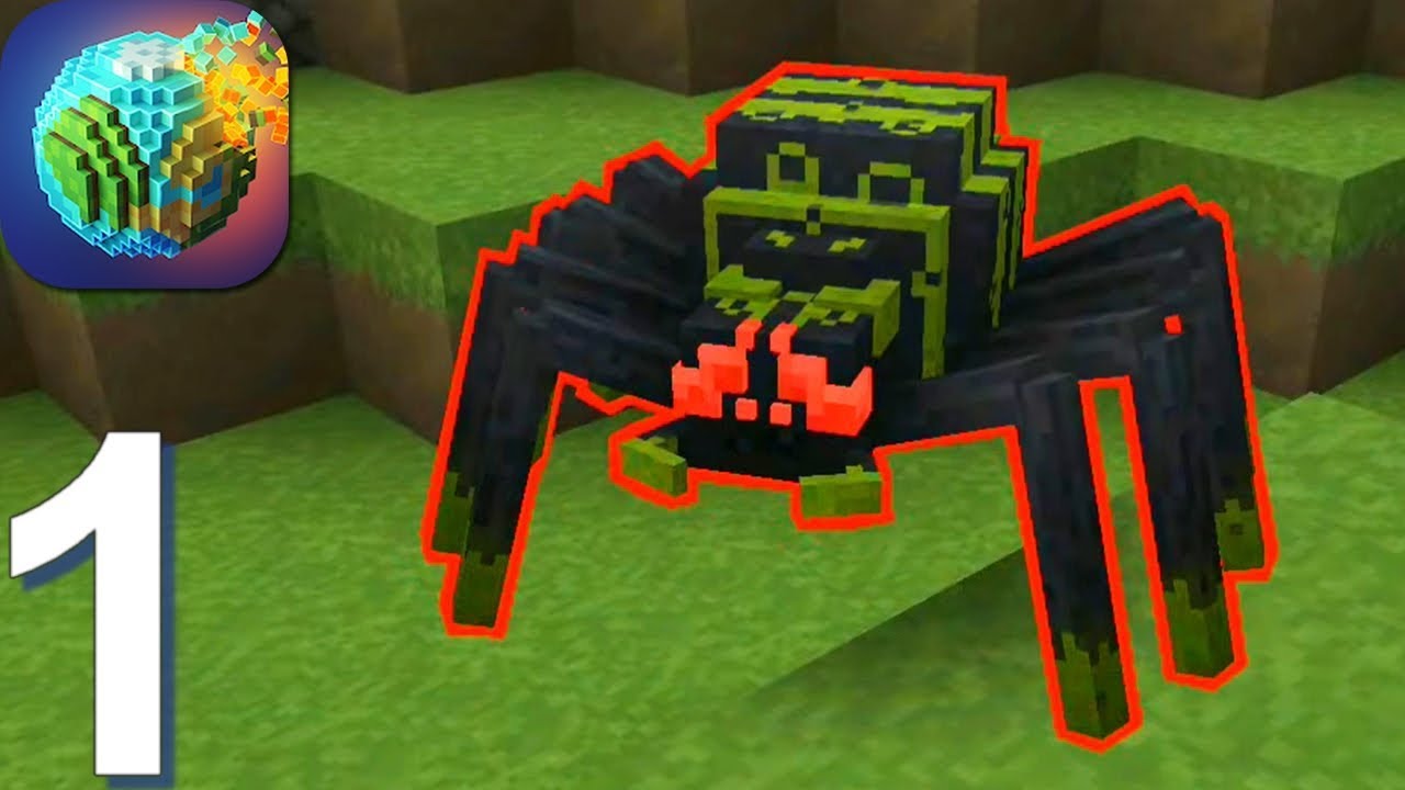 PlanetCraft - Gameplay Walkthrough Part 1 Offline Mode (Android, iOS Gameplay)