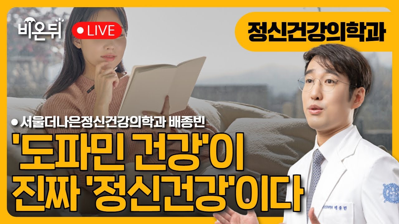 도파민 건강이 진짜 정신 건강이다 / 정신과 전문의 배종빈