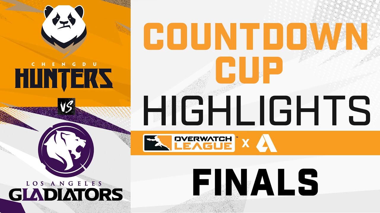 Chengdu Hunters VS Los Angeles Gladiators - Overwatch League 2021 Highlights | Countdown Cup Finals