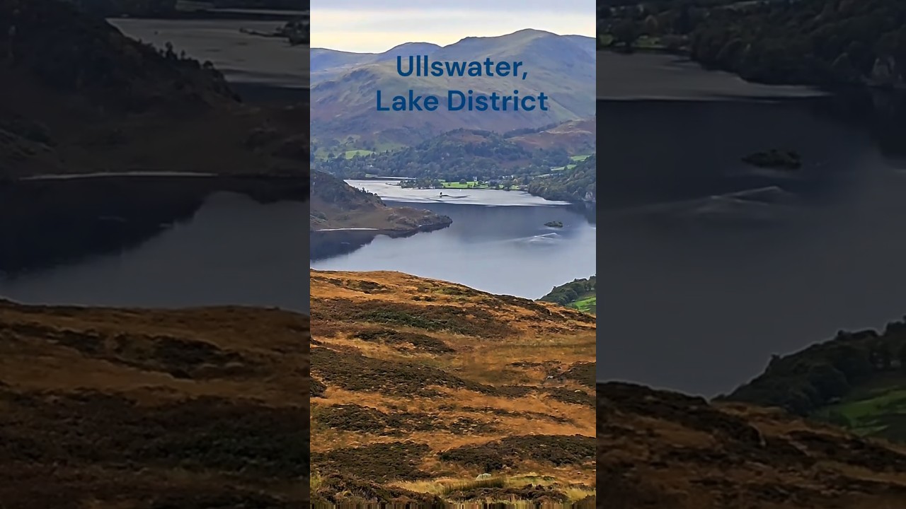 Scenic view of Ullswater from Gowbarrow Fell