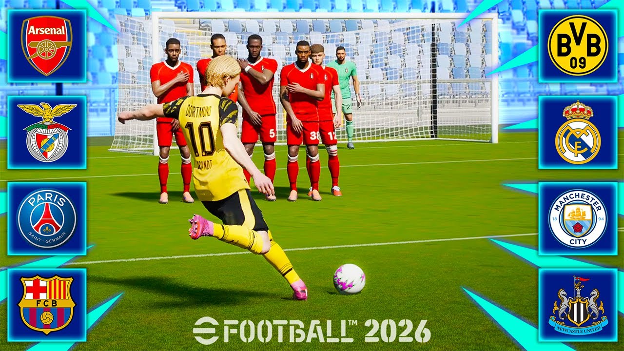 A CHAMPIONS LEAGUE DE FALTAS COMEÇOU! | eFootball 2026
