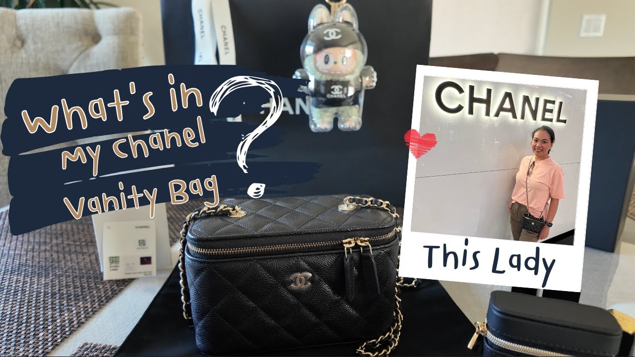 What's Inside This Lady's Chanel Vanity Bag! Treat Yoself Wifey!