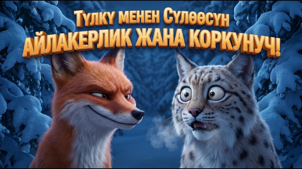 Түлкү менен сүлөөсүн | Кыргызча жомок балдар үчүн | Kyrgyz fairy tale