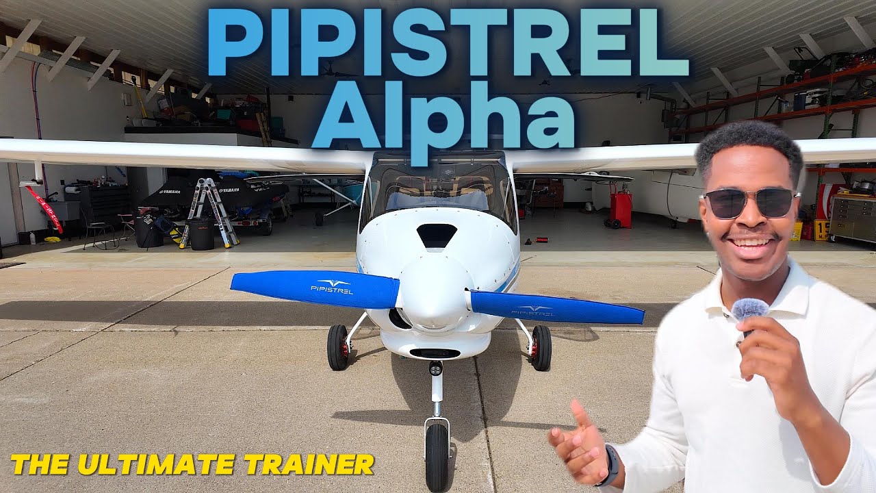 Flying Pipistrel Alpha This Plane is Really Loaded!!