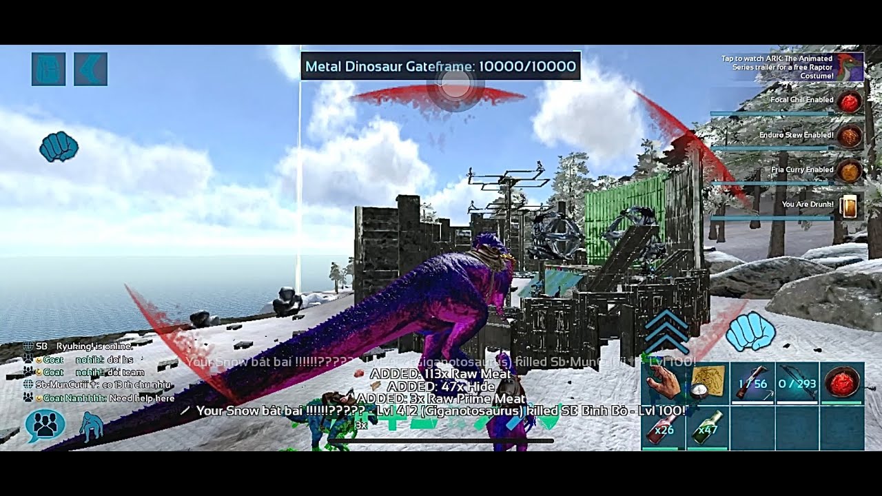 Ark mobile / 5 mini fob pvp no raid.