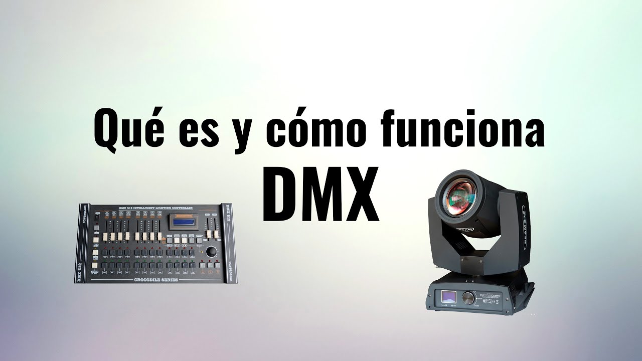 Qué es y cómo funciona el protocolo DMX. En 5 minutos.