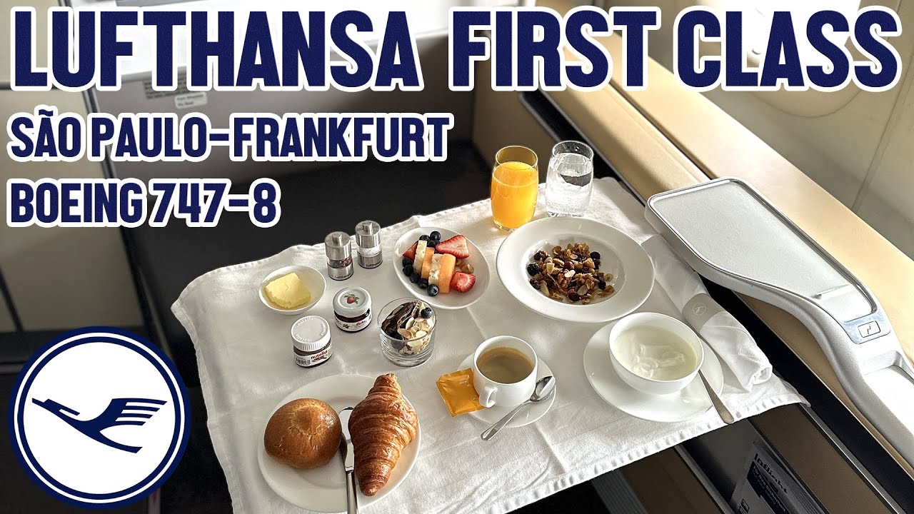 ÉPICO VUELO EN LA PRIMERA CLASE DE LUFTHANSA Y VISITA A LOS SALONES VIP DE GUARULHOS, SAN PABLO