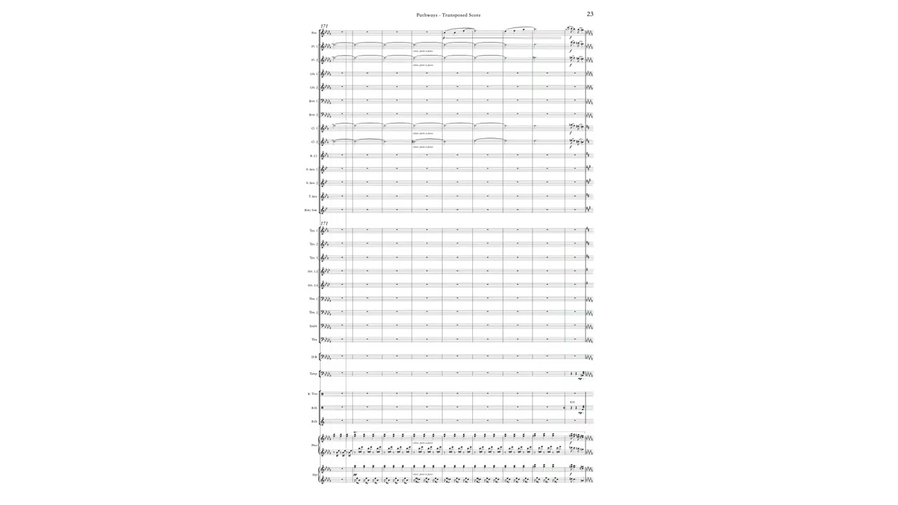 Pathways | Wind Ensemble (Sibelius / NotePerformer 4)
