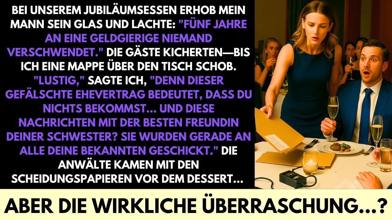 Ich Enthüllte Den Verrat Meines Mannes Bei Unserem Jubiläumsdinner — Dann Kam Die Überraschung