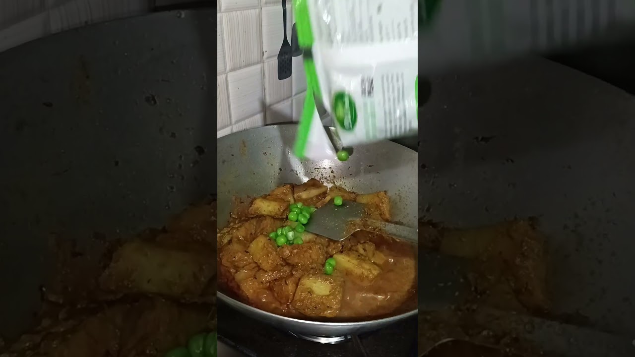 super simple matar paneer 😍 #jailar #kaavalaa #panner
