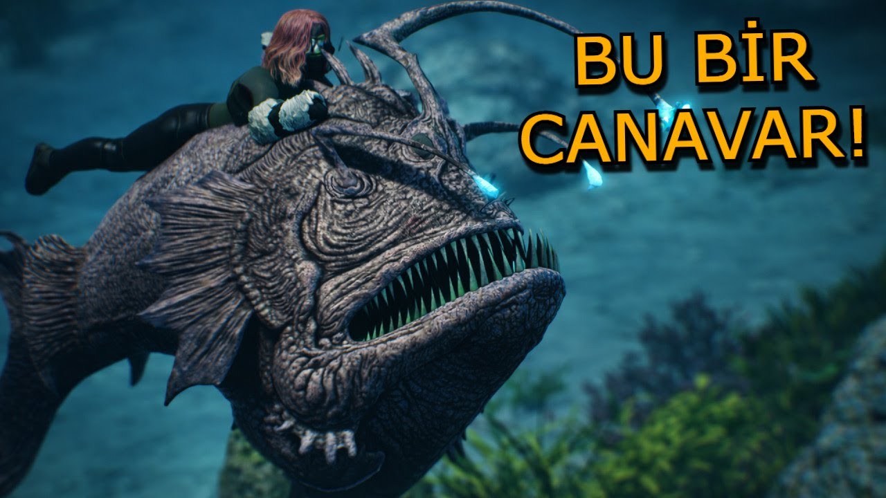 ARK Ascended Angler Fish ve Megalodon Evcilleştirdim! 🦈 - B16