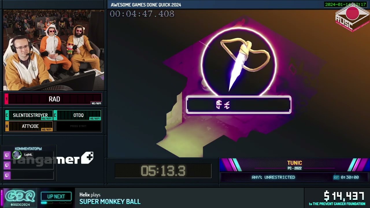 [RU] TUNIC [Any%, Unrestricted] от @Radicoon - #AGDQ2024