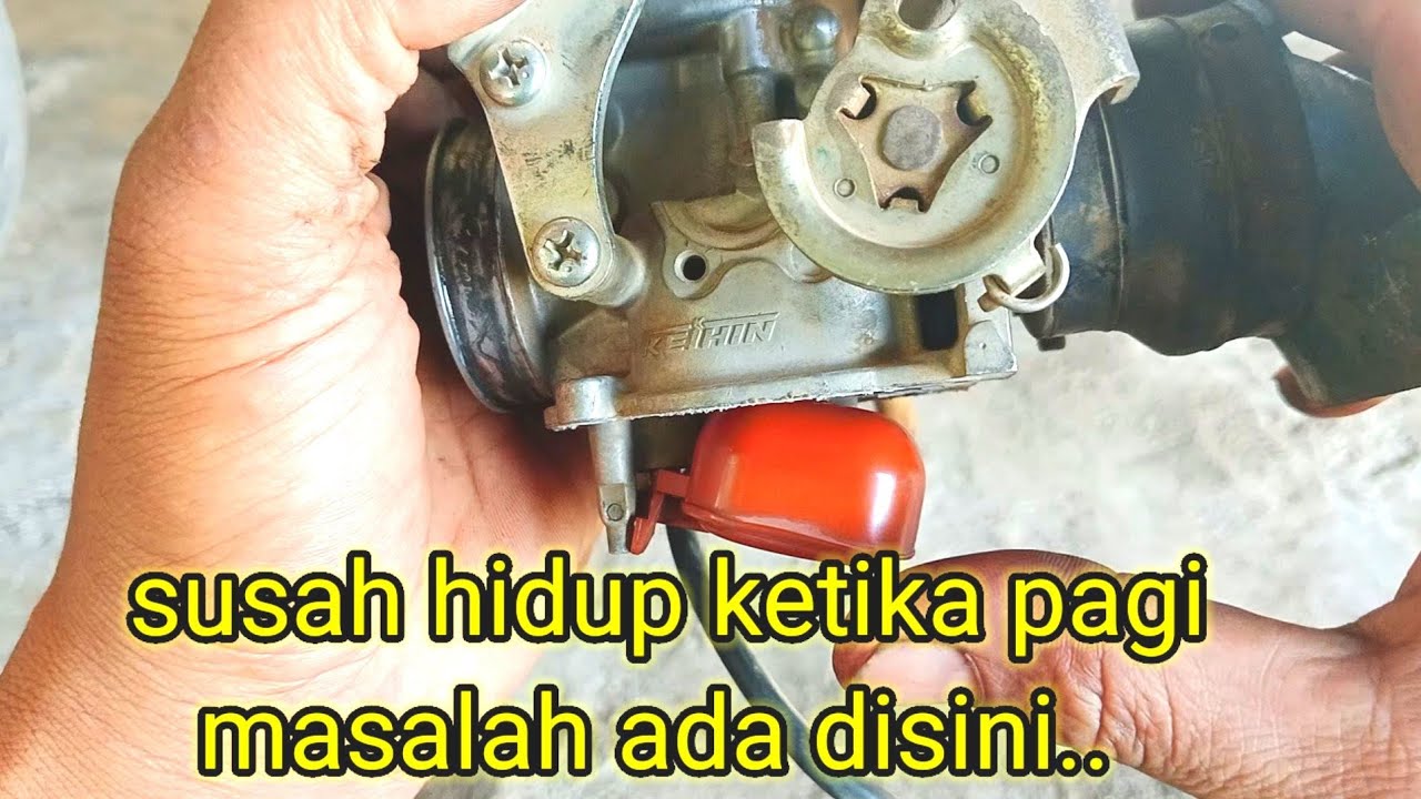 penyebab beat karburator hidupnya susah ditambah seperti telat bensin