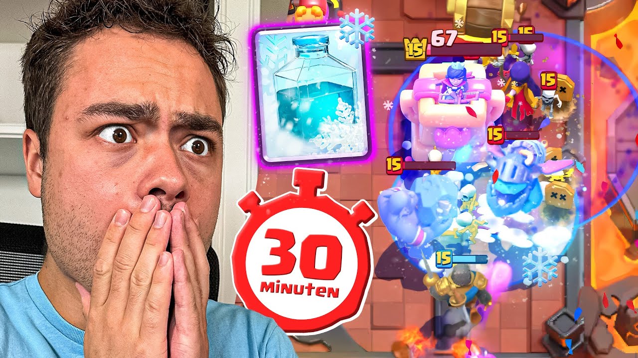 Halfuur Pushen met Marco Deckje op Clash Royale!!