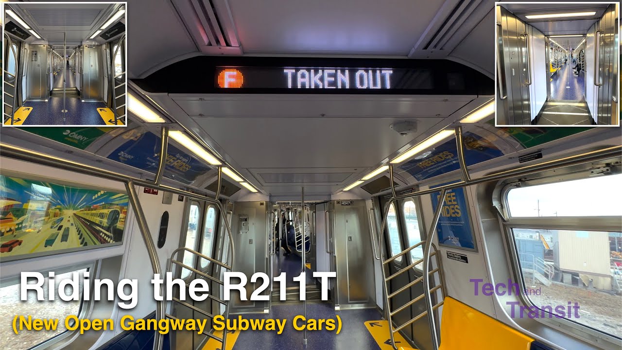 Riding New York City's Brand New R211T Open Gangway Subway Cars!