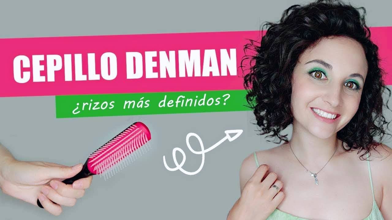 ¿Mejor definición de tus rizos con CEPILLO DENMAN? 🤗 ¿Cómo se usa? Método Curly Girl