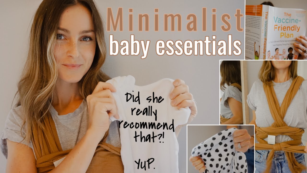 Minimalist Baby Essentials Guide | BARE MINIMUM + Baseball Family