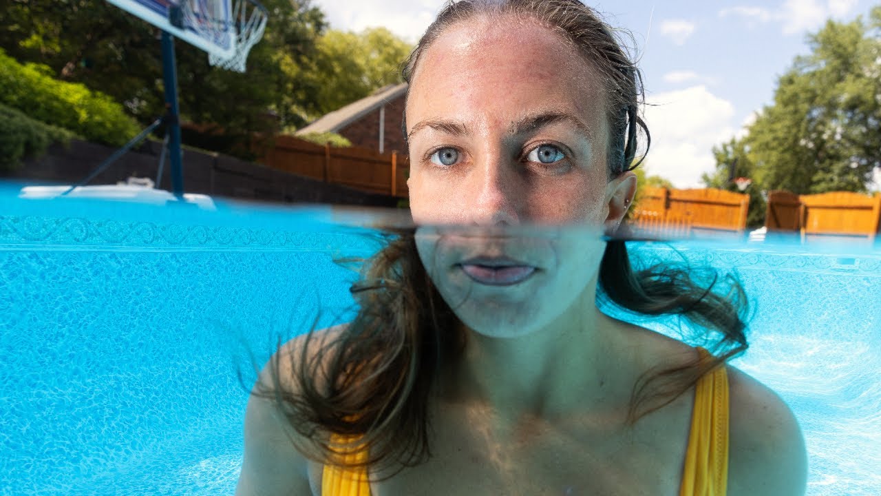 I tried an underwater pool photoshoot for the FIRST time!!!