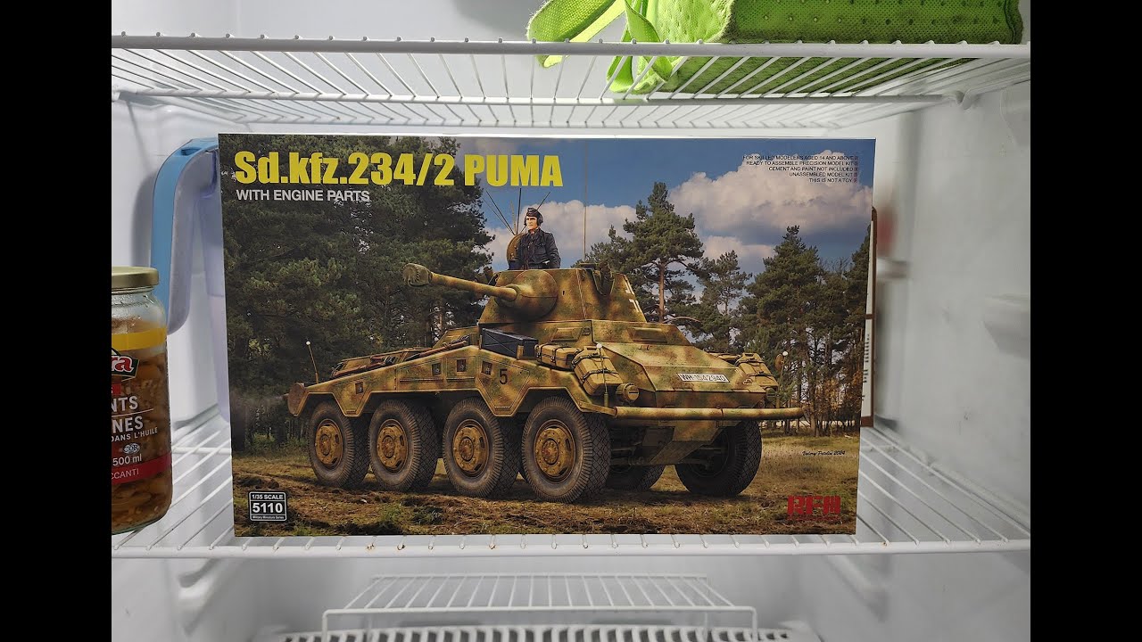David does a review and Unboxing RyeField Model Sd.kfz 1/35 Scale PUMA