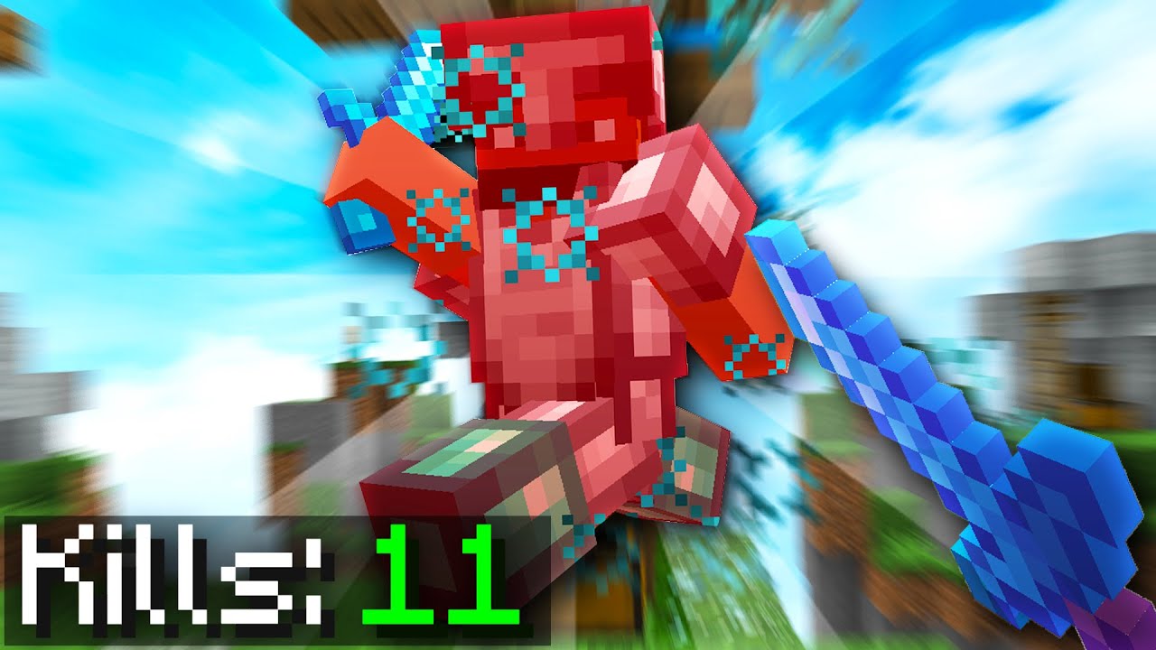 Игра Skywars «11 убийств в одиночку»...