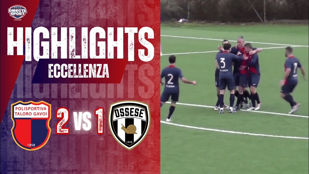 Calcio Eccellenza - Taloro Gavoi-Polisportiva Ossese 2-1 (Highlights)