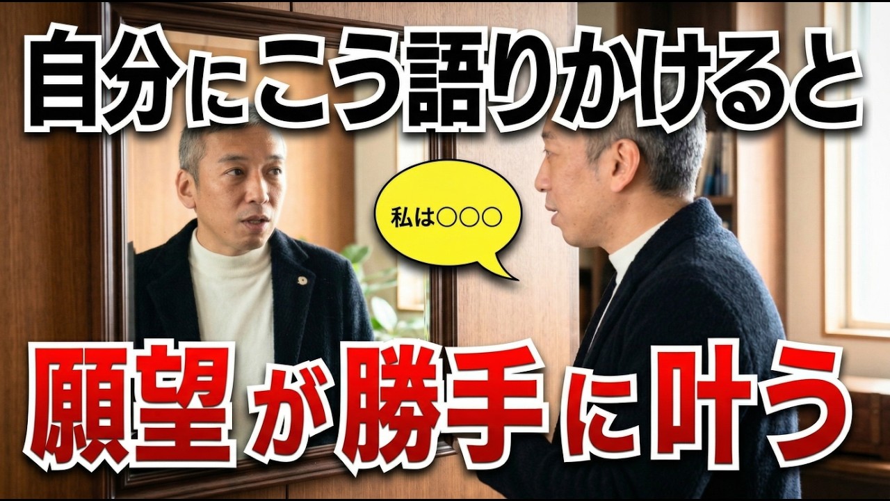 【鏡の法則の真実】鏡の自分に「ある言葉」を語りかけると願いが叶う!人生が変わる!【波動チャンネル総集編】
