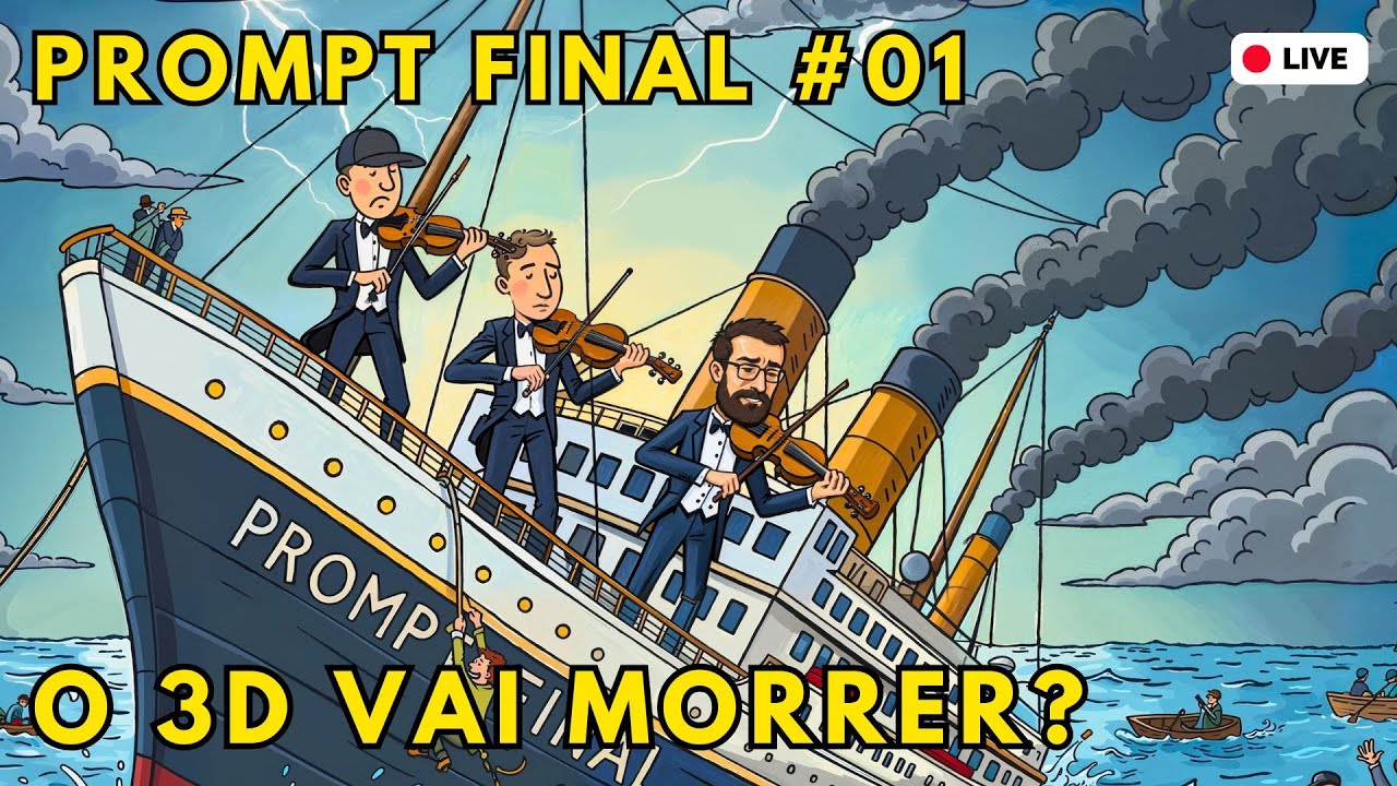 O 3D VAI MORRER? | Prompt Final #01 (IA, Arquitetura e o Futuro do Render)