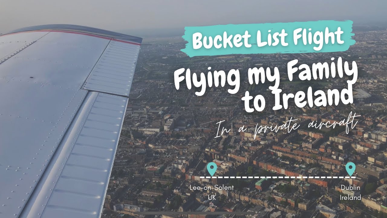 BUCKET LIST FLIGHT! Flying Ourselves to Ireland in a Piper PA32 Lance [HD Pilot VLOG | ATC Audio]
