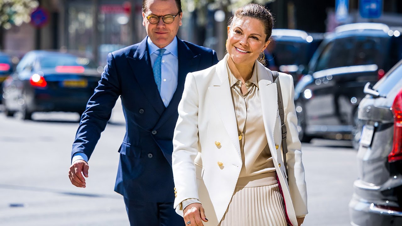 Crown Princess Victoria of Sweden visited Swedens Riksbank