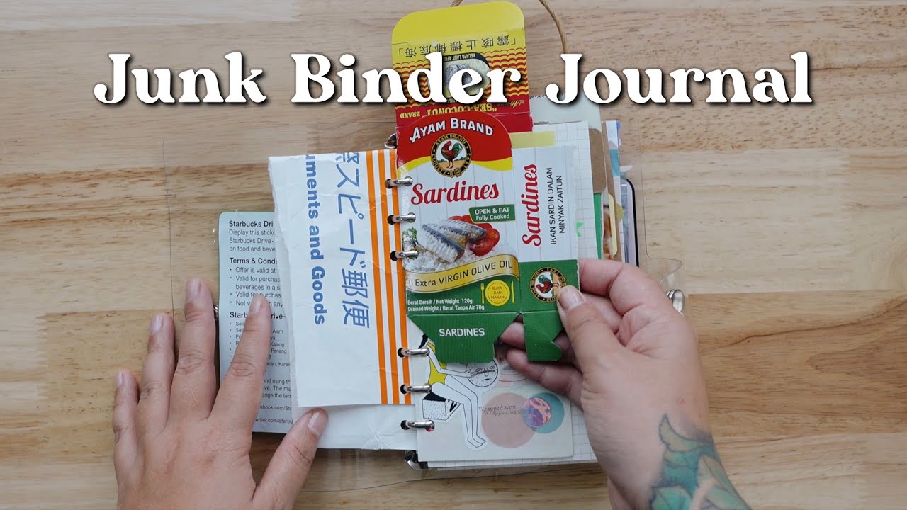 Creative Binder Journal Flip-Through: Junk Journal | Janethecrazy ♻️
