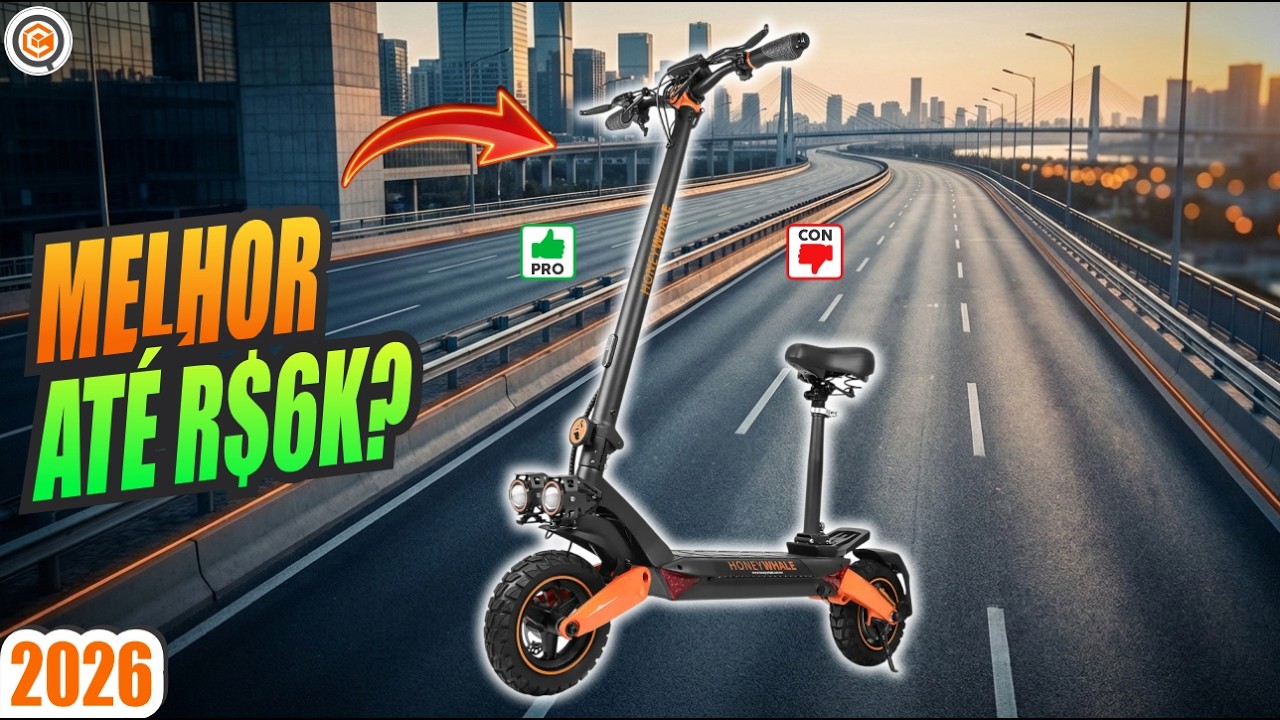 Honeywhale T8A Vale a Pena? 800W, 50km de Autonomia e MUITO Conforto!