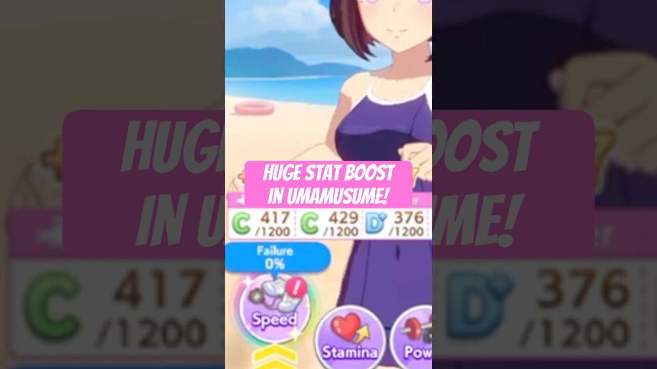 Huge Stat Boost in #umamusume!