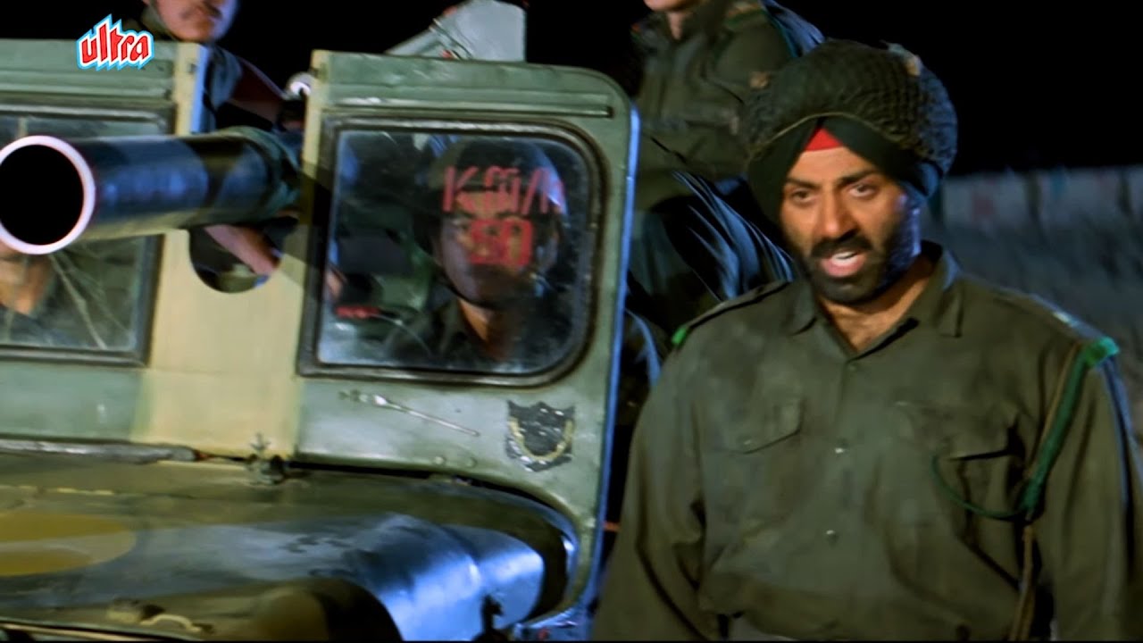आने दो सालो को नज़दीक - Sunny Deol Action Scene - Border