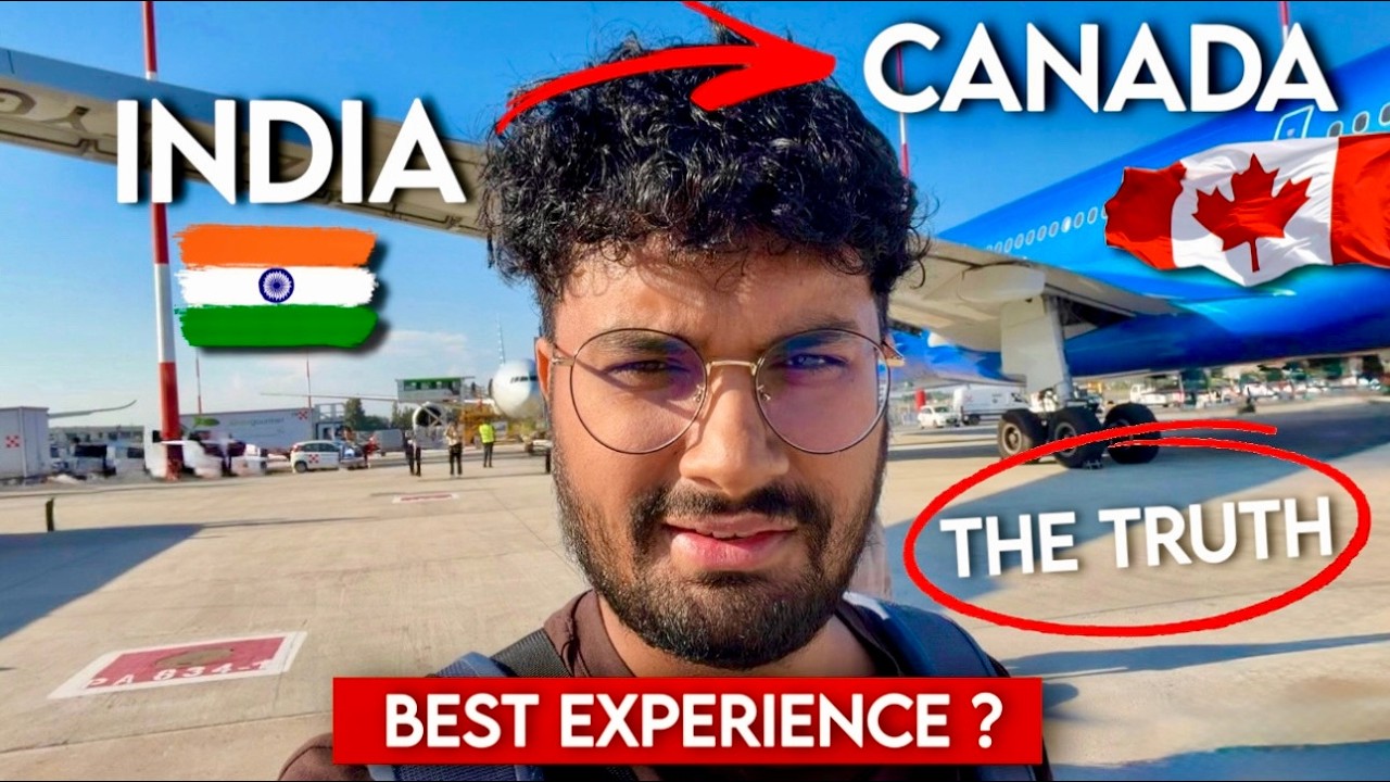 India to Canada Vlog 🇨🇦 Best & Cheap Flight in 2026 via Europe ?