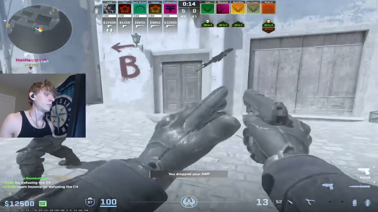 FLAWLESS CS2 MIRAGE GAME - 14 KILLS 0 DEATHS