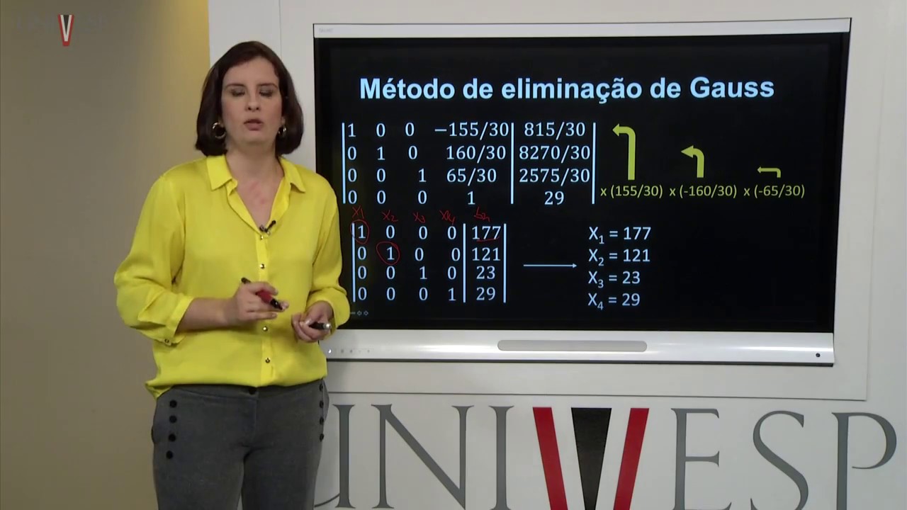 Álgebra Linear - Aula 04 - Sistemas de Equações Lineares