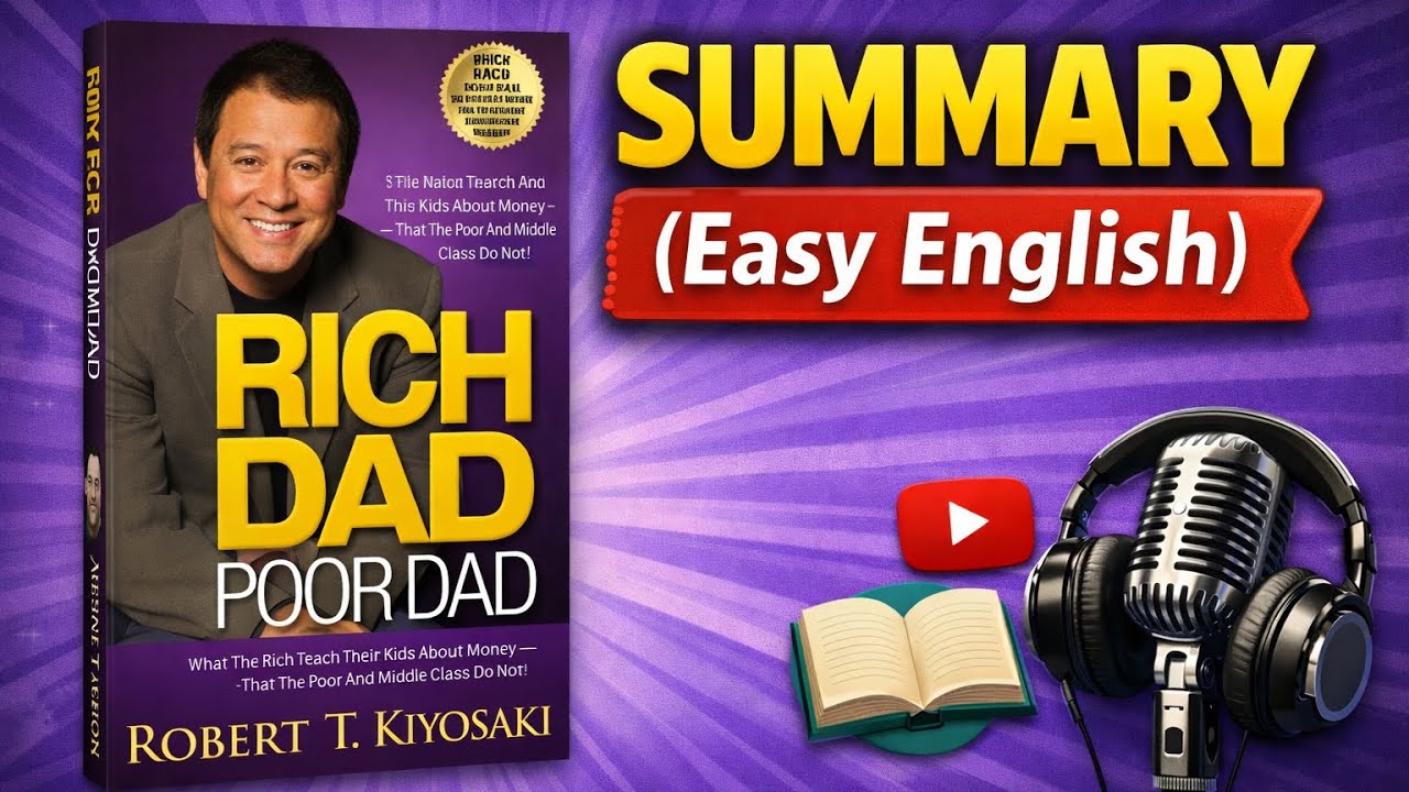 Rich Dad Poor Dad Summary in Easy English | Learn English Podcast