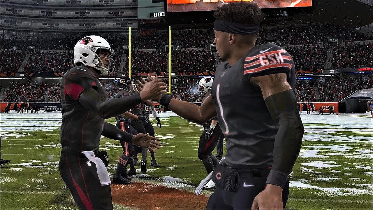Madden 22 PS5 Next Gen Justin Fields Bears vs Cardinals Divisional Playoffs All Madden 4k Game Play