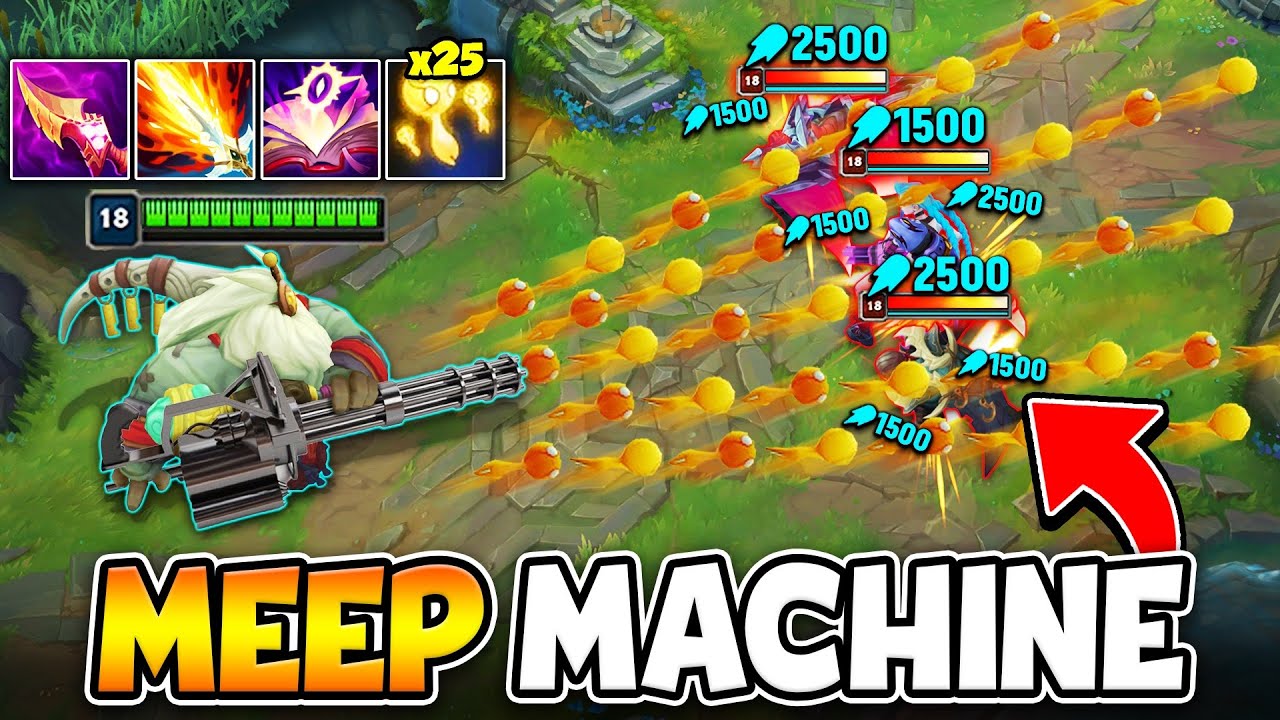 Bard but I have a Meep Machine Gun that nukes your whole team... (THIS IS HILARIOUS)