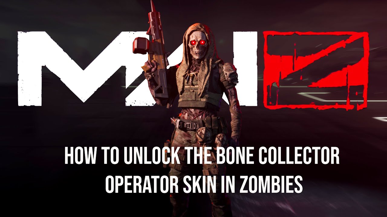 Modern Warfare III: HOW TO UNLOCK THE BONE COLLECTOR OPERATOR SKIN IN ZOMBIES!