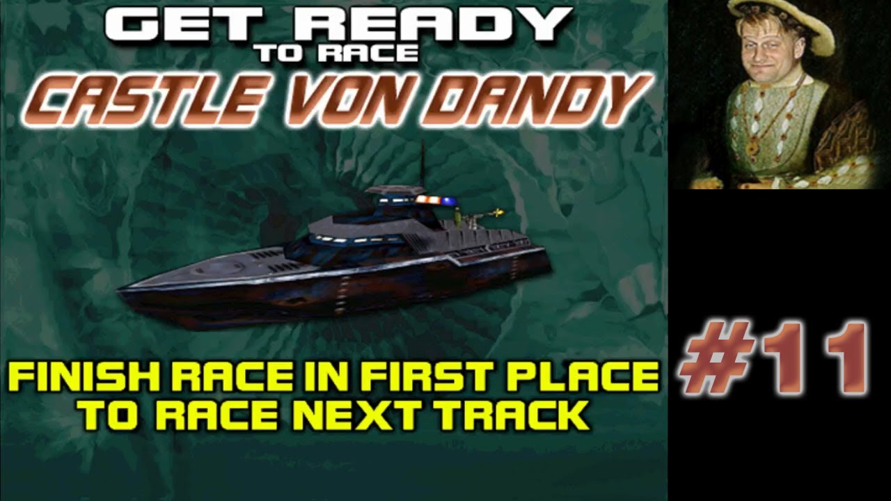 #11 Castle Von Dandy (Bonus - Armed Response) - Hydro Thunder (1999) PC Gameplay