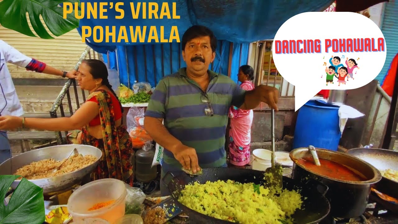 Maharashtra Famous Kanda Poha | Most Viral Pohawala In Pune | Indian Street Food