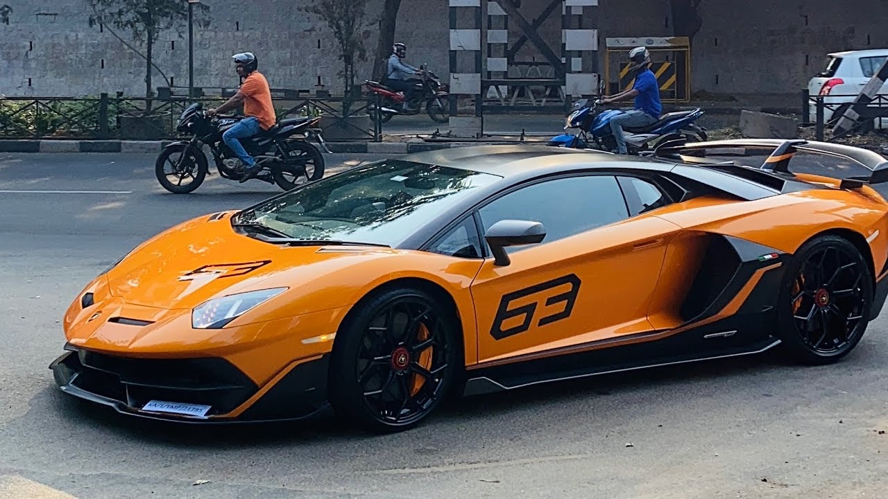 1 of 63 in the World, 1 of 1 in INDIA | Aventador SVJ 63