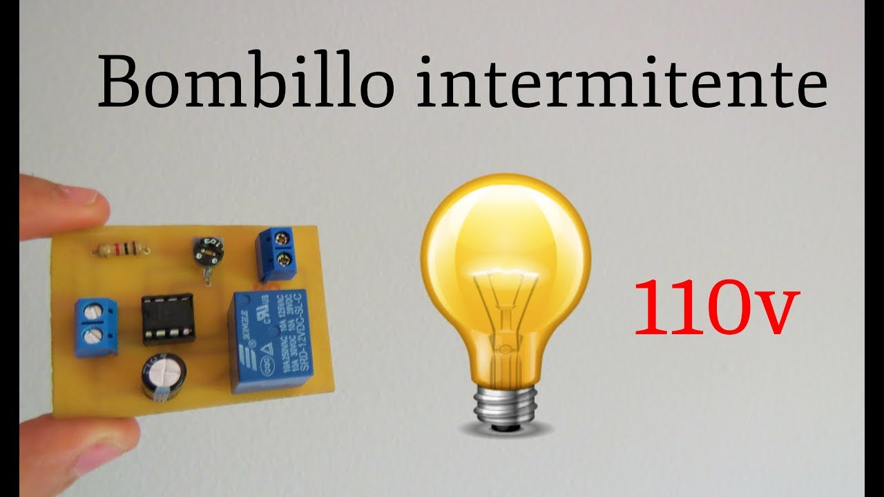 Bombillo intermitente con el 555- Especial navidad/Ideatronic