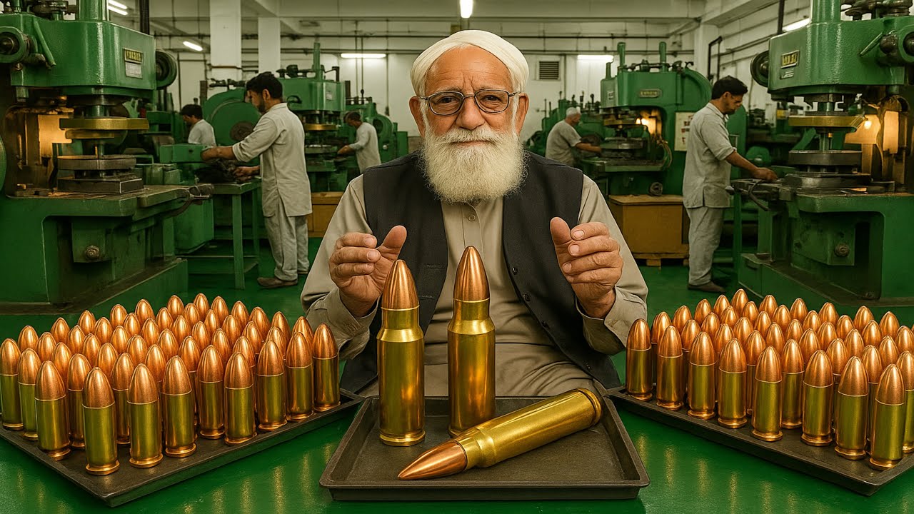 Process of Making High-quality 9mm Ammo Bullets | Mass Protection Process in Local Factory