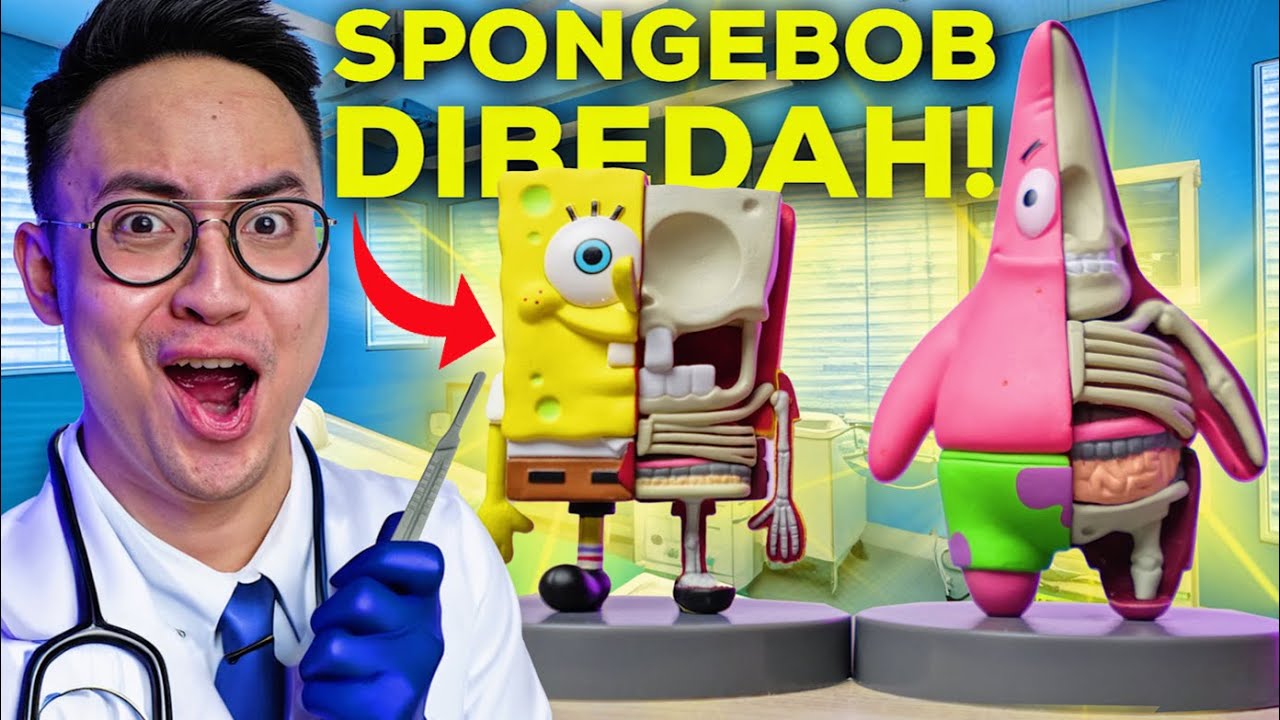 TERNYATA INI ISI TUBUH SPONGEBOB KALAU DIBEDAH! 😱